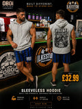 Sleevless embosed summer hoodie — OBOI Fitness Gym Gear