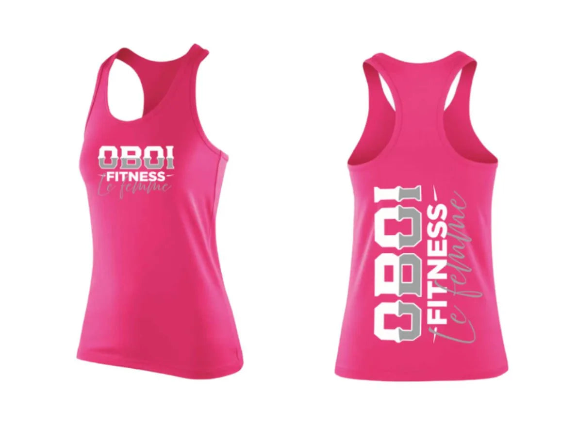 Ladies Le Femme Stringer Vests — OBOI Fitness Gym Gear