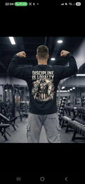 Discipline Is Loyalty Long Sleeve T — OBOI Fitness Gym Gear