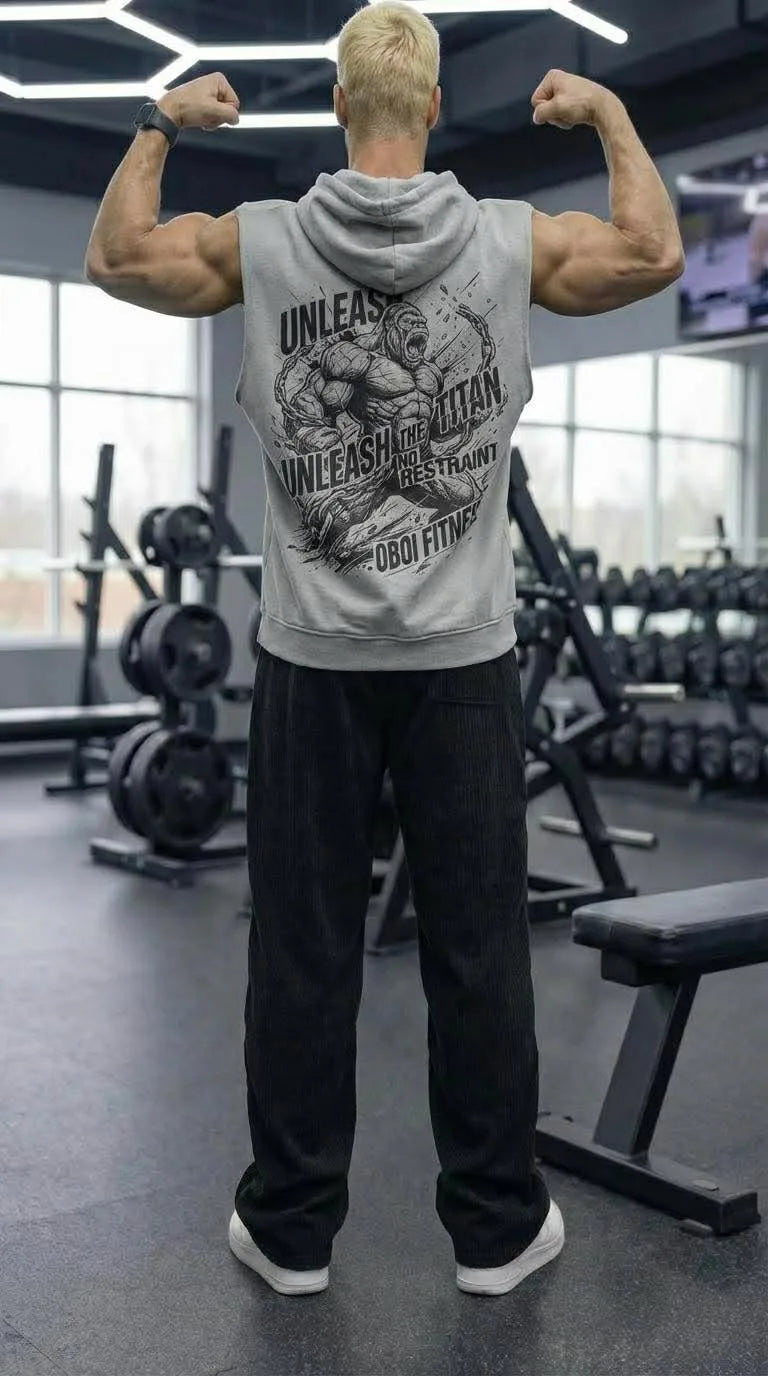 Unleash The Titan Sleeveless Hoodie