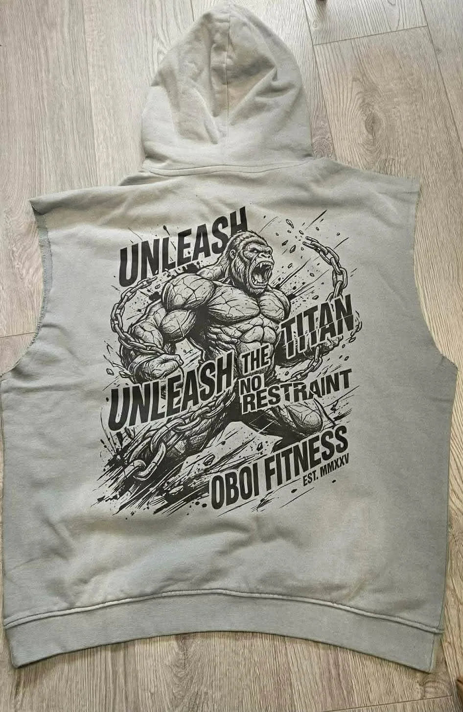 Unleash The Titan Sleeveless Hoodie