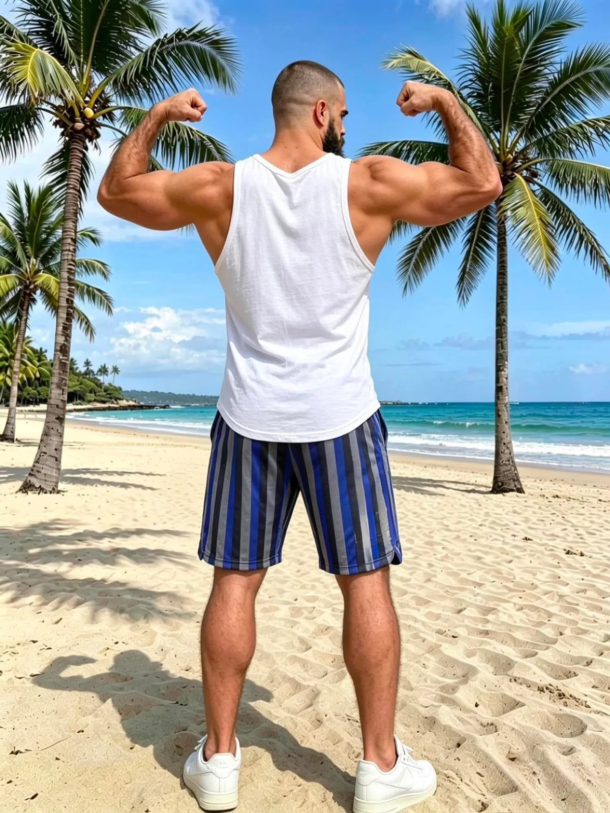 Rubber tag Oboi Retro shorts