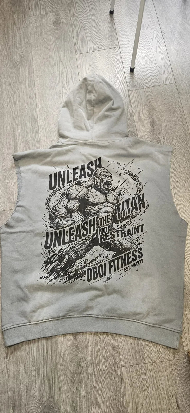 Unleash The Titan Sleeveless Hoodie