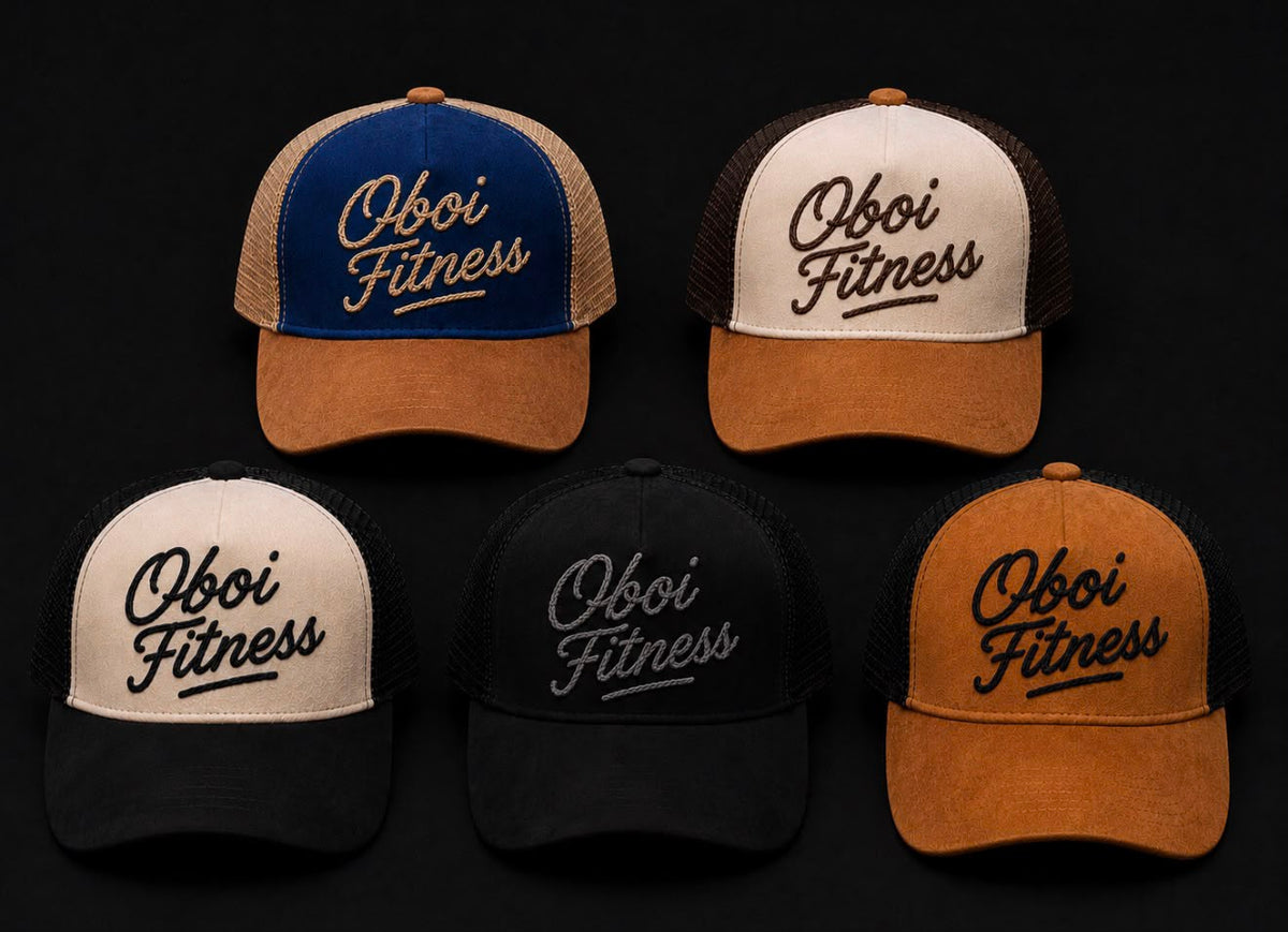 OBOI Fitness Suede Trucker Cap
