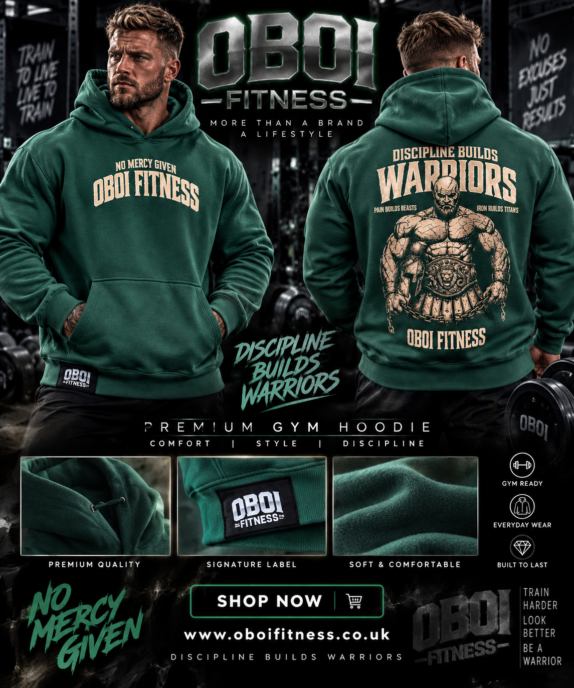 OBOI NO MERCY GIVEN HOODIE
