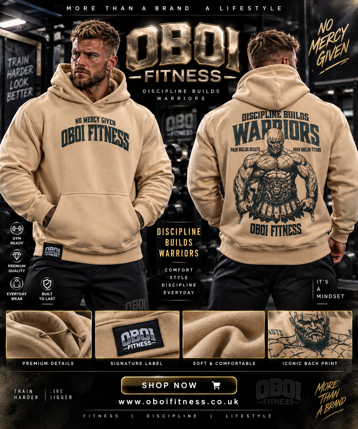 OBOI NO MERCY GIVEN HOODIE